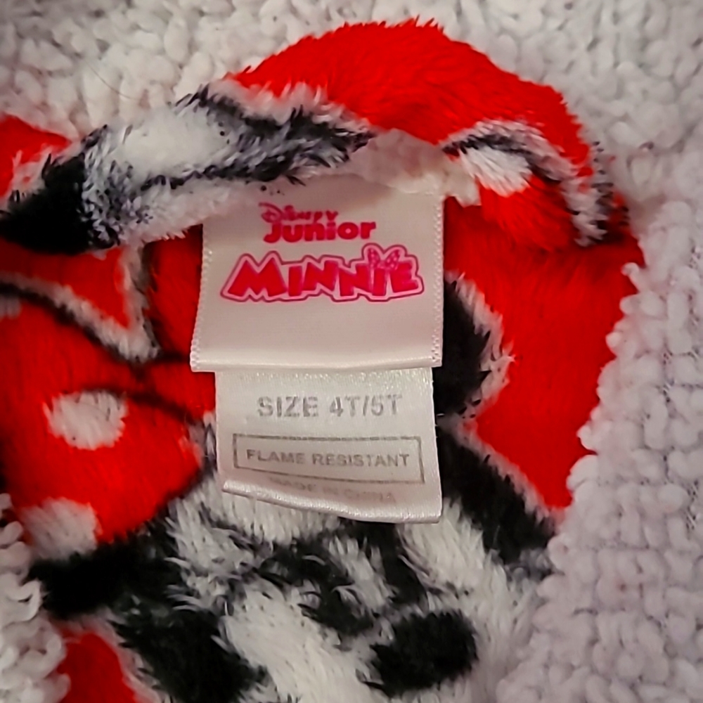 Minnie Mouse Bath Robe 4T/5T - Picture 2 of 4